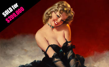 Close-up Image of Gil Elvgren's Bear Facts