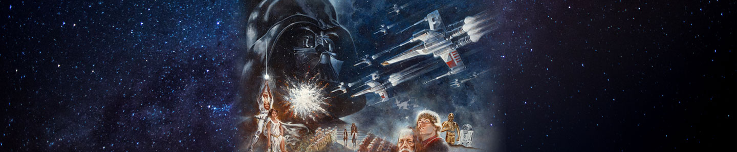 Star Wars: Episode IV - A New Hope (TCF, 1977), Historic Half Sheet Key Poster Artwork by Tom Jung Star Wars: Episode IV - A New Hope (TCF, 1977), Historic Half Sheet Key Poster Artwork by Tom Jung