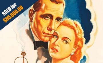 Close-up Image of the Movie Poster Casablanca