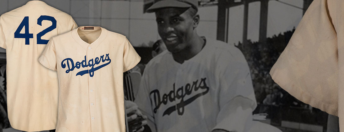 1947 Jackie Robinson Game Worn Brooklyn Dodgers Rookie 