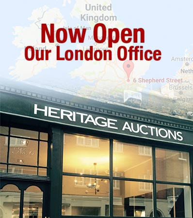 Heritage Auctions London Office is Now Open