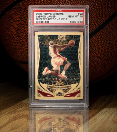 2004 Topps Chrome LeBron James (Superfractor) #23 PSA Gem Mint 10 - #'d 1 of 1