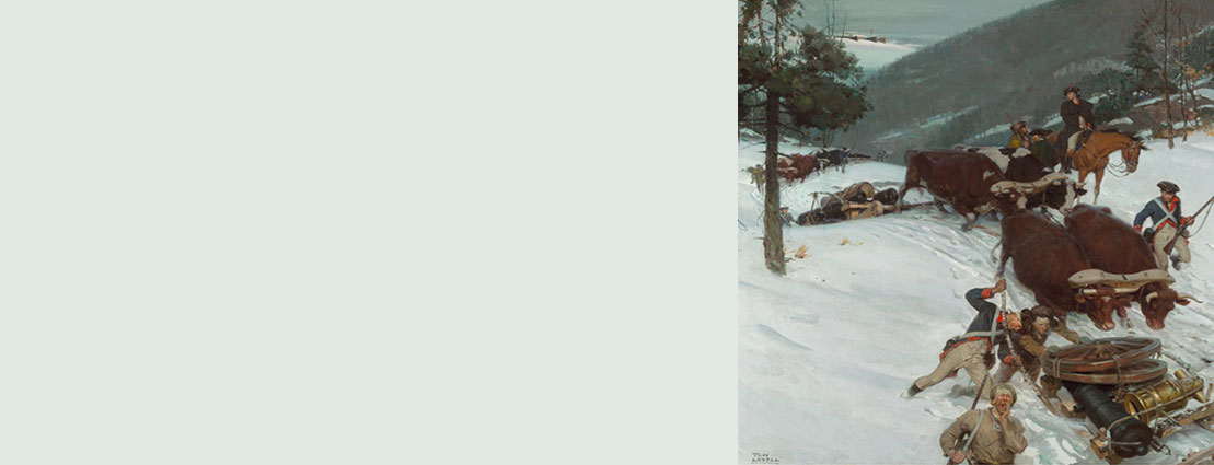 Tom Lovell (American, 1909-1997) The Noble Train of Artillery, 1946 Tom Lovell (American, 1909-1997) The Noble Train of Artillery, 1946