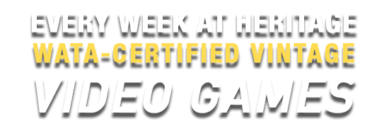 Weekly WATA-Certified Vintage Video Games Weekly WATA-Certified Vintage Video Games