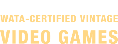 Weekly WATA-Certified Vintage Video Games Weekly WATA-Certified Vintage Video Games