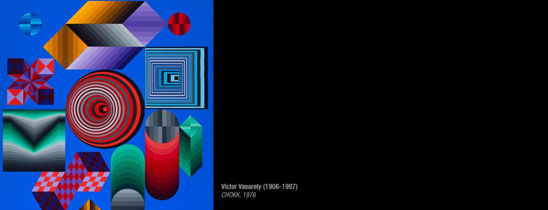 Victor Vasarely (1906-1997). CHOKK, 1976. Victor Vasarely (1906-1997). CHOKK, 1976.