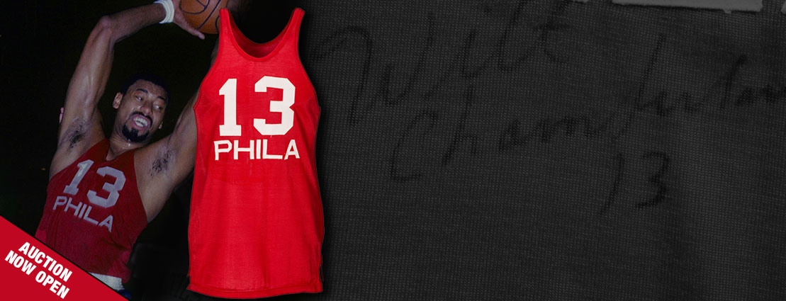 1965-66 Wilt Chamberlain Signed Game Worn Philadelphia 76ers Jersey - From Second MVP Season!