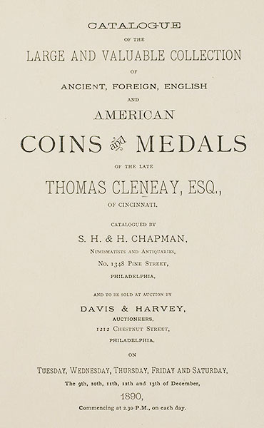 1797 half dollar entry, lot 1104