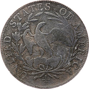 1796 16 Stars, O-102, late die state
