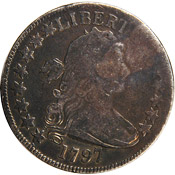 1796 15 Stars, O-101, early die state