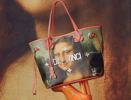 Bag with Mona Lisa