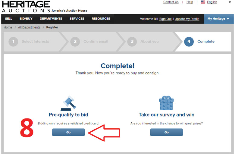 Registration Screenshot Step 8