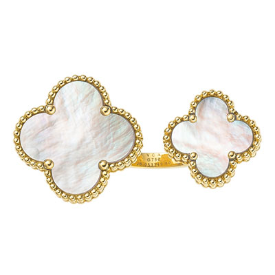 Mother-of-Pearl, Gold Ring, Van Cleef & Arpels, French