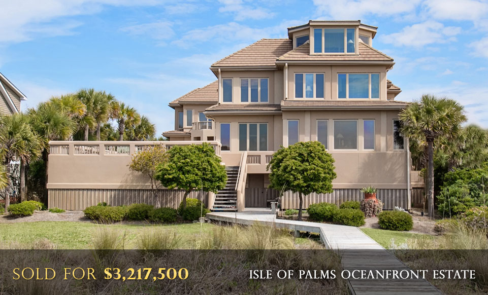 Isle of Palms Oceanfront Luxury Real Estate Sold for $3,217,500