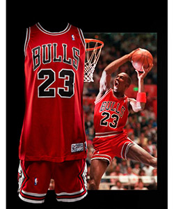 1992-93 Michael Jordan Game Worn Chicago Bulls Uniform -- Photo Matched to Seventeen Games & 10/18/1993 Sports Illustrated Cover