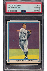 1941 Play Ball Joe DiMaggio #71 PSA NM-MT 8 - Only Six Higher
