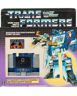 Transformers Soundwave AFA NM 80 (B75/W85/F90) Series 1/With Rubsign (Hasbro, 1984). ). 