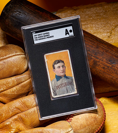 1909 T206 Sweet Caporal Honus Wagner (The Garagiola Wagner) SGC Authentic