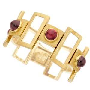 Burle Marx Garnet, Gold Bracelet