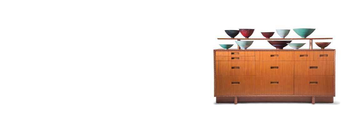 Frank Lloyd Wright, Taliesin Chest with Cabinet