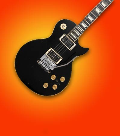 Don't Stop Believin' 1977 Gibson Les Paul Black Solid Body Electric Guitar, Serial #06 115596.