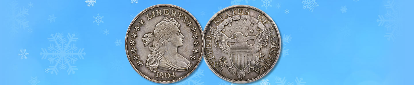 Greatest Trophy in U.S. Numismatics 1804 $1 Class III PR58 PCGS The Fabled Adams-Carter Specimen Sold for $3,538,000