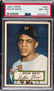 1952 Topps Willie Mays #261 PSA NM-MT 8