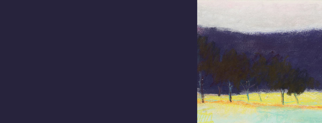 Wolf Kahn (American, 1927-2020) Orange Path 2, 1996