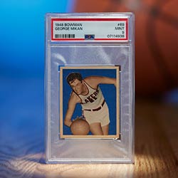 1948 Bowman George Mikan Rookie #69 PSA Mint 9