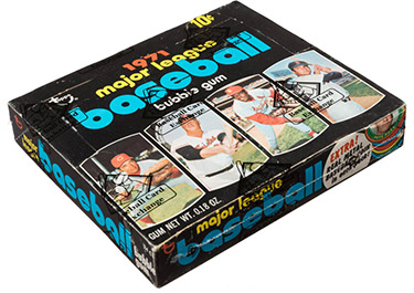 1971 Topps Baseball (2nd Series) Wax Box - With 24 Unopened Packs