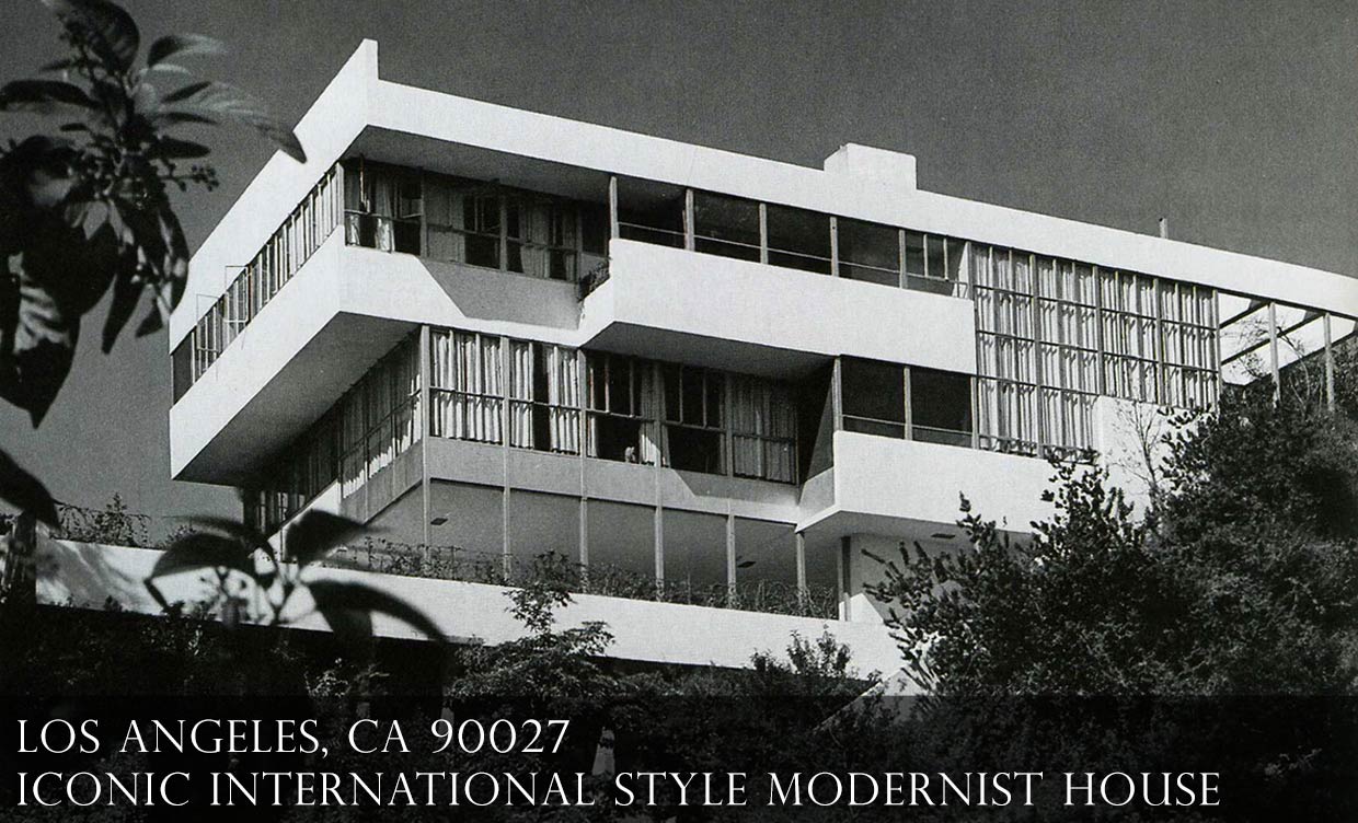 Los Angeles, CA 90027 | Iconic International Style Modernist house
