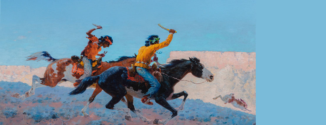 William Robinson Leigh (American, 1866-1955) Rabbit Hunt, 1944