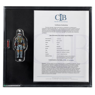 Star Wars Prototype Rocket-Firing Boba Fett L-Slot / Hand-Painted AFA 60 (Kenner, 1979). 