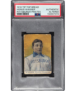 1910 Tip-Top Bread Pittsburgh Pirates Honus Wagner PSA Authentic