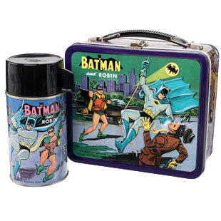 Batman Lunchbox and Thermos (Aladdin, 1966).  