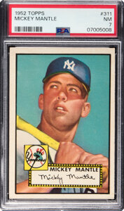 1952 Topps Mickey Mantle #311 PSA NM 7