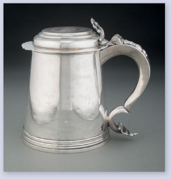Brasher tankard to be offeredin a future Partrick Collection sale.