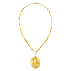 Burle Marx Gold Necklace 