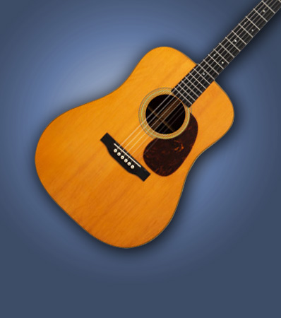 1937 Martin D-28 Natural Acoustic Guitar, Serial #65573