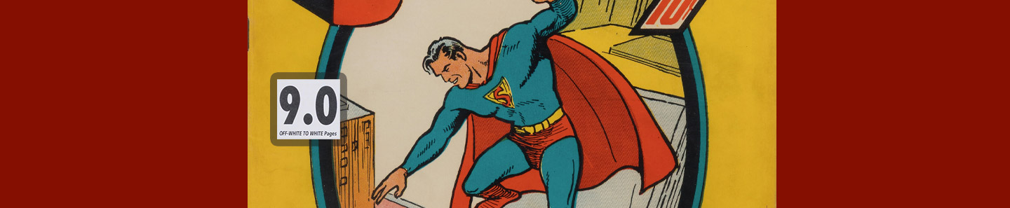 Superman #1 (DC, 1939) CGC VF/NM 9.0 Off-white to white pages. 