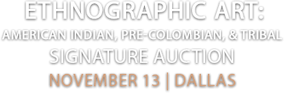2017 November 13 American Indian Art Signature Auction - Dallas #5336