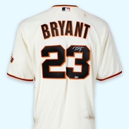 2021 Kris Bryant Game Worn, Unwashed & Signed San Francisco Giants Jersey, MLB Authentic - 8/30 vs. Brewers.