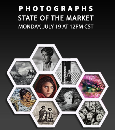 Photographs State of the Market  Monday, July 19 at 12pm 