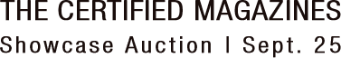 September 25 The Certified Magazines Showcase Auction #40321