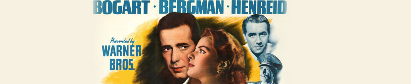 Casablanca (Warner Bros., 1942). Very Fine- on Linen