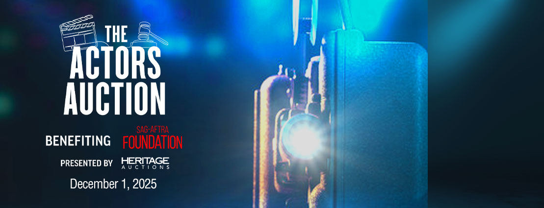 December 1 SAG Hollywood/Entertainment Signature® Auction