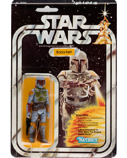 G.I. Joe Star Wars Boba Fett 21 Back-B CAS 80 (C80 B80 F85) SW Early Release (Kenner, 1979). 