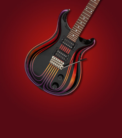 1984 Paul Reed Smith (PRS) Pre-Production Cover-Girl Multi-Color Solid Body Electric Guitar, Serial # N/A