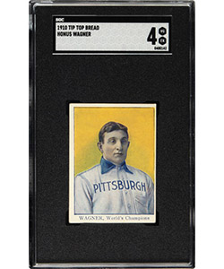 1910 D322 Tip Top Bread Honus Wagner SGC VG-EX 4
