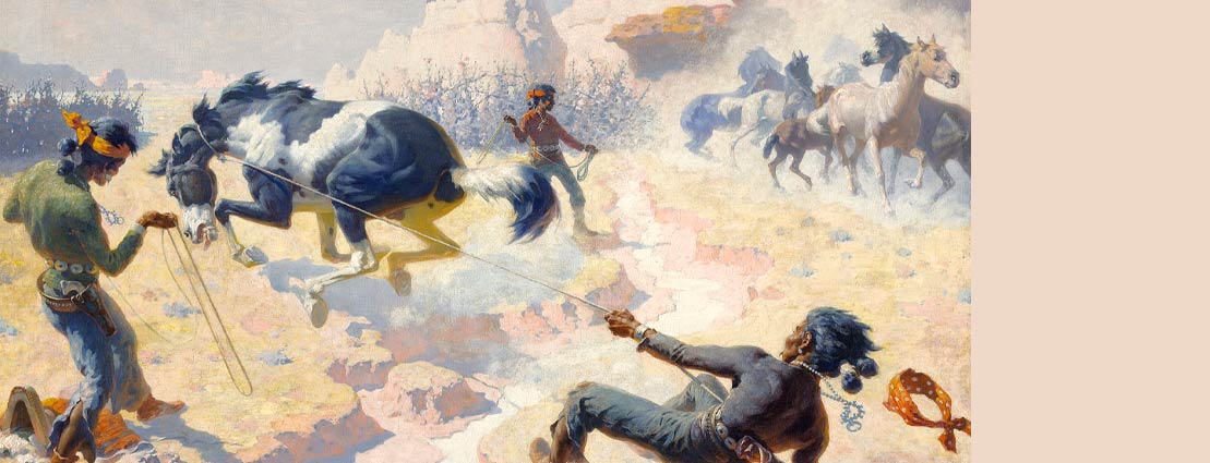 William Robinson Leigh (American, 1866-1955) The Best in the Bunch, 1941